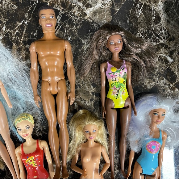 Barbie Dolls Lot of 7 , Mattel - Picture 4 of 10